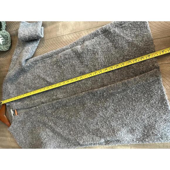 VINCE Wool/ Alpaca Blend Textured Soft Sculpted Car Coat Heather Gray size Small - Picture 12 of 15